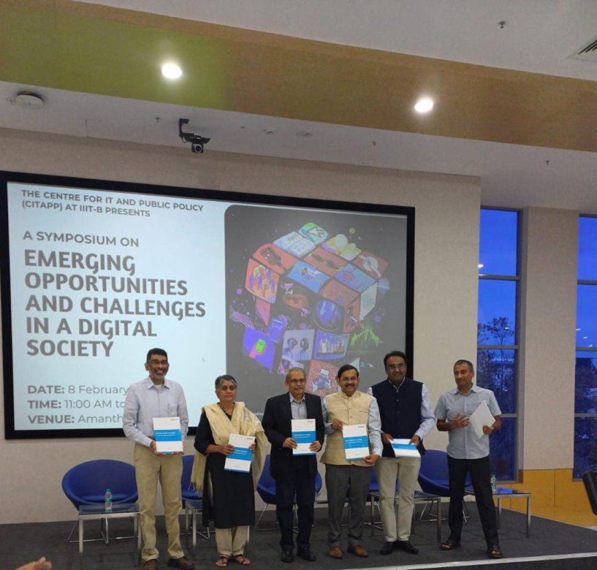 SYMPOSIUM ON EMERGING OPPORTUNITIES AND CHALLENGES IN DIGITAL SOCIETY ORGANIZED AT IIIT BANGALORE