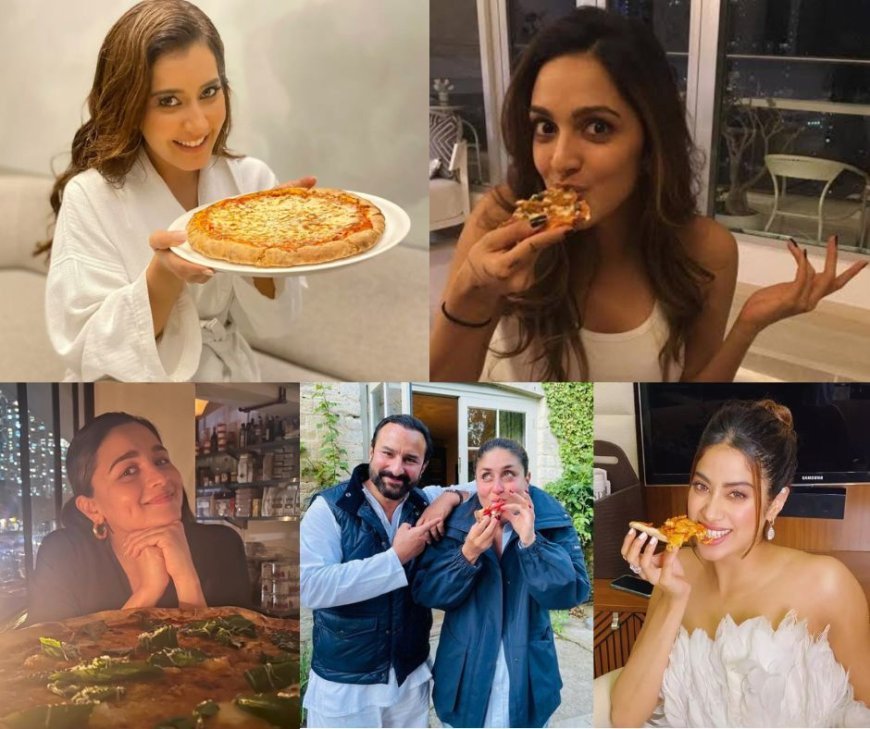 BOLLYWOOD'S PIZZA AFFAIR: CELEBS' UNABASHED LOVE FOR THE ICONIC DISH