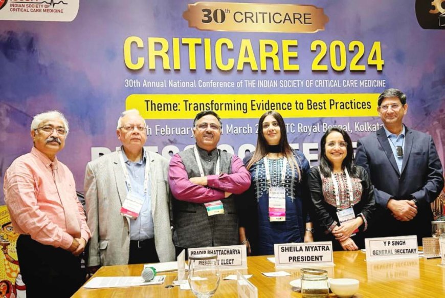 30TH ANNUAL CONFERENCE OF ISCCM ‘CRITICARE 2024’ TO BE HELD IN KOLKATA