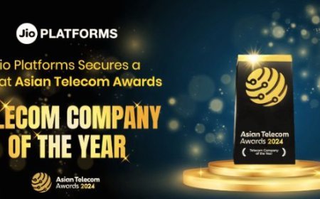 JIO PLATFORMS BAG 'TELECOM COMPANY OF THE YEAR' TITLE AT ASIAN TELECOM AWARDS 2024