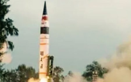 PM MODI ANNOUNCES FIRST FLIGHT TEST OF AGNI-5 MISSILE