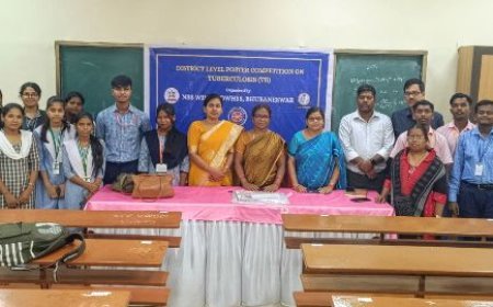 POSTER COMPETITION ORGANISED ON TUBERCULOSIS UNDER THEME ROLE OF YOUTH IN ELIMINATING TB FOR NSS VOLUNTEERS