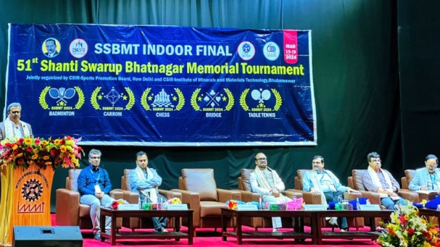 51ST SHANTI SWARUP BHATNAGAR INDOOR FINAL TOURNAMENT-2024 SUCCESSFULLY CONCLUDES AT CSIR-IMMT
