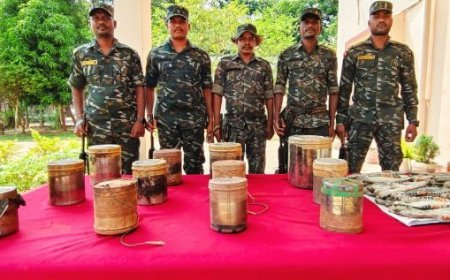 ମାଲକାନଗିରିରେ ମାଓ ସାମଗ୍ରୀ ଓ ବିସ୍ଫୋରକ ଜବତ