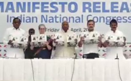 CONGRESS RELEASES POLL MANIFESTO