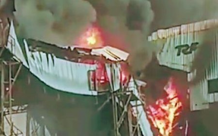 FIRE BREAKS OUT AT NTPC PLANT IN TALCHER