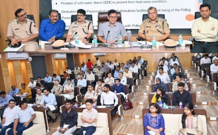 REVIEW MEETING HELD FOR ENHANCING POLL PREPAREDNESS
