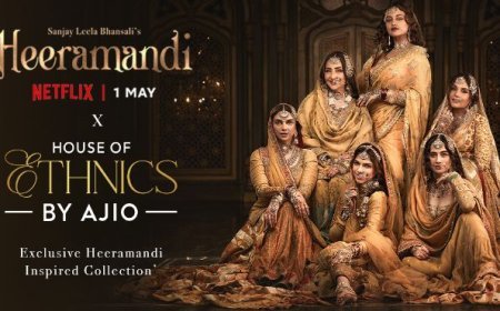 AJIO UNVEILS EXCLUSIVE ETHNIC COLLECTION INSPIRED BY NETFLIX AND SANJAY LEELA BHANSALI’S SERIES HEERAMANDI: THE DIAMOND BAZAAR
