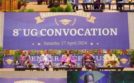 421 UNDERGRADUATE STUDENTS OF XIM UNIVERSITY CONFERRED WITH DEGREES AT 8TH CONVOCATION