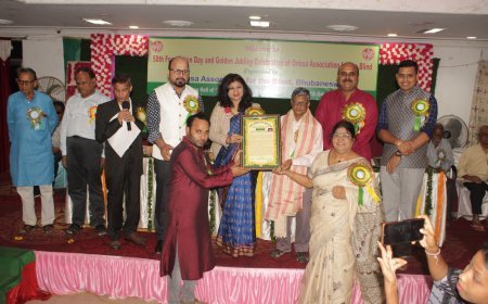 GOLDEN JUBILEE CELEBRATION OF ORISSA ASSOCIATION FOR THE BLIND HELD WITH GREAT JOY & SYMPHONY