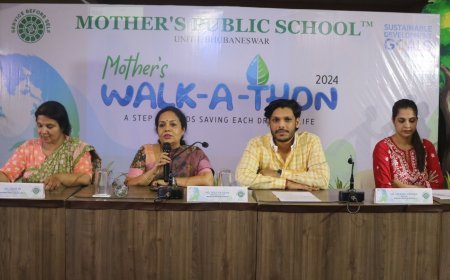 MOTHER'S PUBLIC SCHOOL SPEARHEADS WALKATHON FOR WATER CONSERVATION & SOCIETAL WELFARE