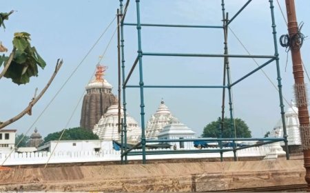 ODISHA CHIEF SECRETARY INSTRUCTS PURI COLLECTOR TO CAUSE ENQUIRY INTO DISCONTINUITY OF FOCUS LIGHTS USED NEAR PURI SRIMANDIR