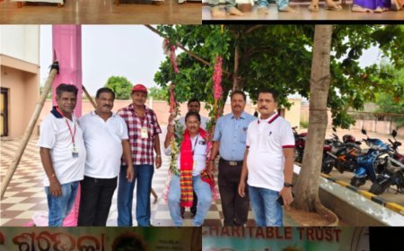 ଜୟ ମା ଭବାନୀ ଟ୍ରଷ୍ଟ ପକ୍ଷରୁ ରଜ ସଂକ୍ରାନ୍ତି ଧୁମ୍ ଧାମ୍ ରେ ପାଳିତ; ଉଲ୍ଲେଖନୀୟ କାର୍ଯ୍ୟ ପାଇଁ ବିଶିଷ୍ଟ ବ୍ୟକ୍ତି ସମ୍ବର୍ଦ୍ଧିତ