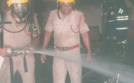 FIRE BREAKS OUT AT APARTMENT IN BHUBANESWAR