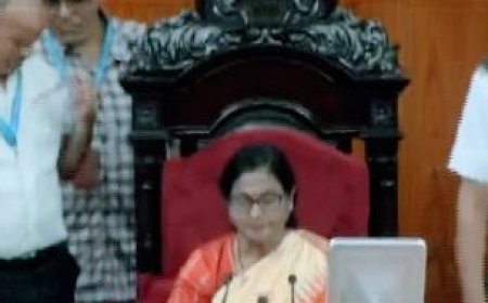 SURAMA PADHY ASSUMES CHARGE AS ODISHA ASSEMBLY SPEAKER