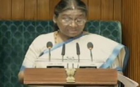 PREZ ADDRESSES JOINT SESSION OF PARLIAMENT, HAILS MODI GOVERNMENT'S THIRD TERM