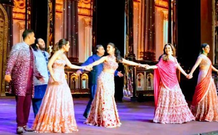 NITA, MUKESH AMBANI AND THEIR GRANDCHILDREN PRITHVI, AADIYA, KRISHNA AND VEDA SET THE TONE FOR THE #FAMILYSANGEET CELEBRATIONS OF ANANT AND RADHIKA