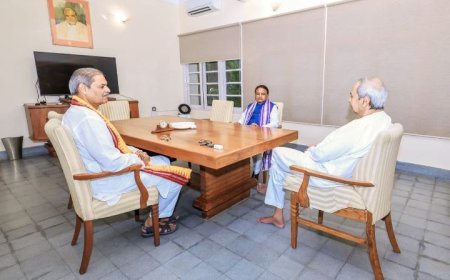 ODISHA CM & DEPUTY CM MEET LOP