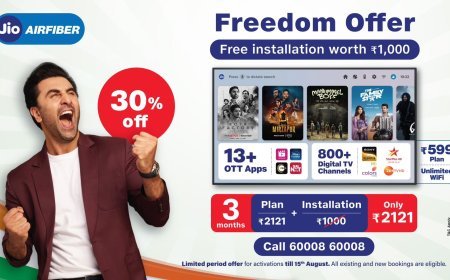 Jio announces 30% discount Freedom Offer for new Airfiber users