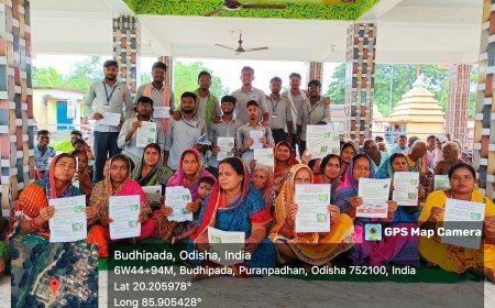 Agricultural Training of Siksha O Anusandhan University at Budhipada Village