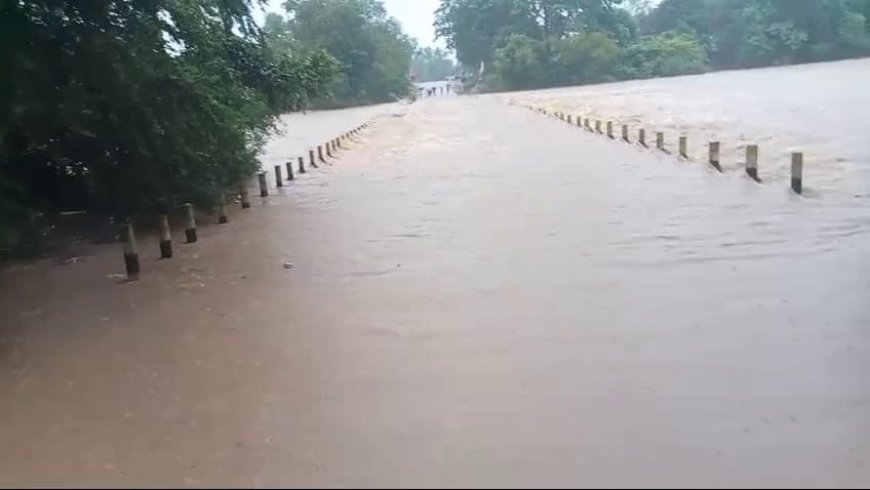 ମାଲକାନଗିରି ଜିଲ୍ଲାରେ ବର୍ଷାରେ ଯୋଗୁଁ ବିଭିନ୍ନ ସ୍ଥାନରେ ବୁଡ଼ିଲା ପୋଲ