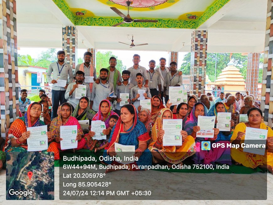 Agricultural Training of Siksha O Anusandhan University at Budhipada Village