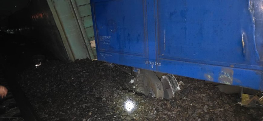 ଭୁବନେଶ୍ବରରେ ମାଲବାହୀ ଟ୍ରେନ୍ ଲାଇନଚ୍ୟୁତ