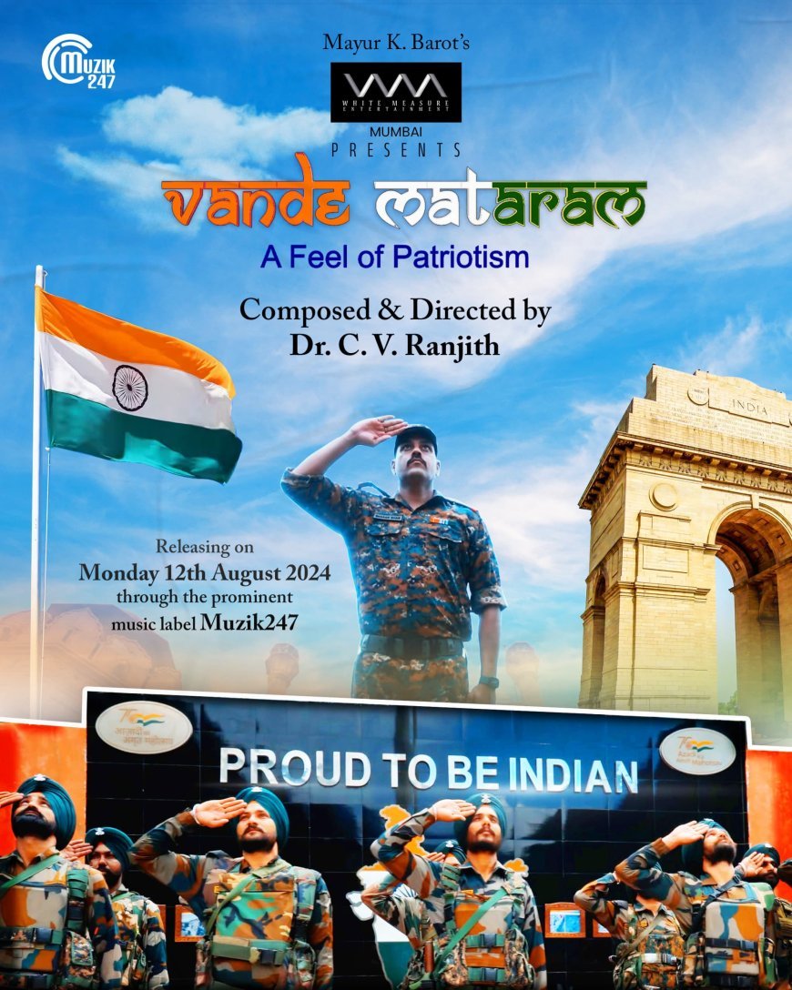 DOCTOR TURNED MUSICIAN UNVEILS PATRIOTIC ANTHEM VANDE MATARAM*