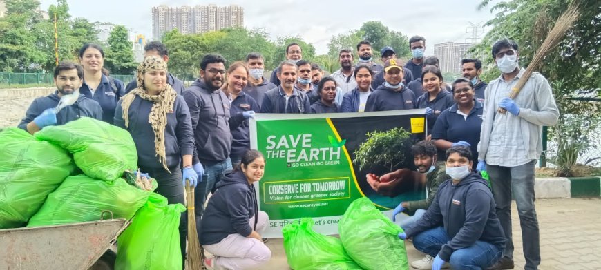 SecurEyes' CSR wing, SE Parivartan launches its 'Go Green Go' clean campaign in Whitefield