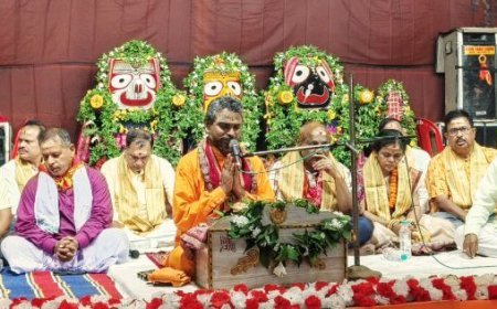 ମା' ଶାରଳାଙ୍କ ପୀଠରେ ଶ୍ରୀମଦ୍ ଭାଗବତ ସପ୍ତାହ ପାରାୟଣ ଓ ପ୍ରବଚନ