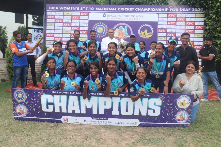 IDCA’s Women’s 5th T-10 National Cricket Championship for Deaf concludes in Chandigarh; Maharashtra declared as winner; Delhi bagged runner-up position