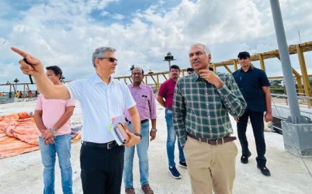 Odisha Chief Secretary visits Kalinga Stadium Sports Complex