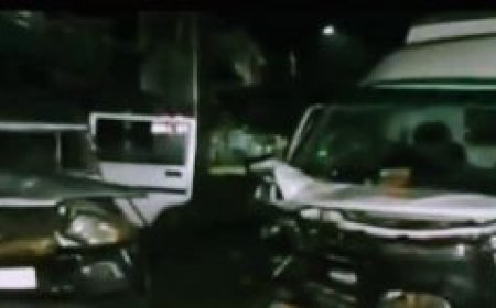 Homeguard dies, four cops injured after ambulance crashes into police van