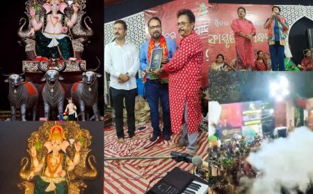 ଉଇନର ଆସୋସିଏସନ ପକ୍ଷରୁ ଧୁମଧାମ ରେ ପ୍ରଭୁ ଗଣେଶଙ୍କୁ ସ୍ୱାଗତ