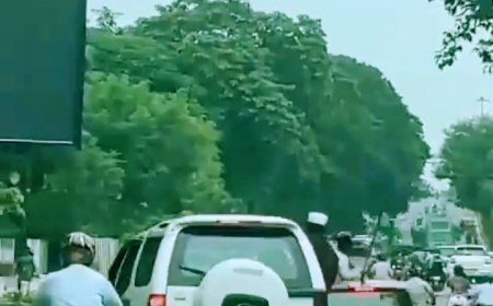 Five arrested for reckless driving on Janpath