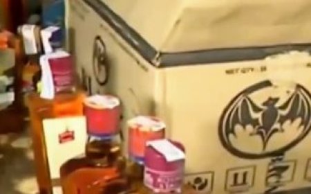 Huge quantities of 'duplicate liquor' seized from government-lincensed shop in Bhubaneswar destroyed