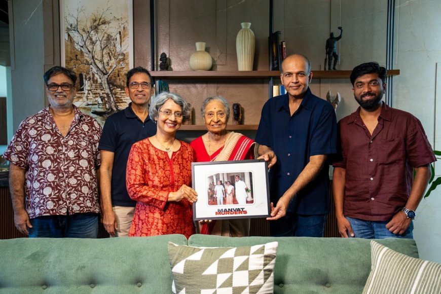 Ahead of the 'Manvat Murders' release, Ashutosh Gowariker met DSP Ramakant Kulkarni's family and honoured the officer for his bravery