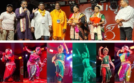 Kalingayana Touryatrikam Dancer's Energetic Performance At Baramunda Durgapuja Pandal