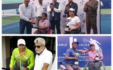 Over 59 players participate in State Level Wheelchair Tennis Tournament 2024