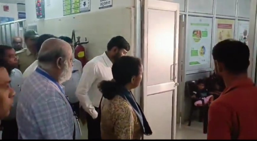 ସୁନ୍ଦରଗଡ଼ ହସ୍ପିଟାଲ୍ ପରିଦର୍ଶନ କଲେ ସ୍ବାସ୍ଥ୍ୟ ସଚିବ