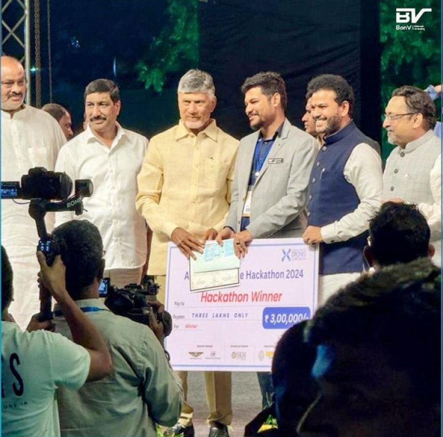 Odisha based BonV Aero wins at Drone Hackathon during Amaravati Drone Summit