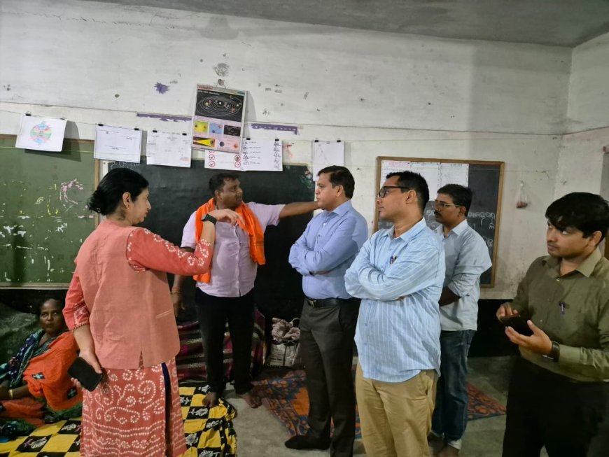 Odisha Principal Secretary H&UD visits cyclone shelters in BMC areas