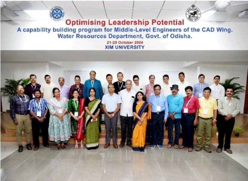 XIM University Training Programme for Middle-Level Engineers of Odisha's DoWR