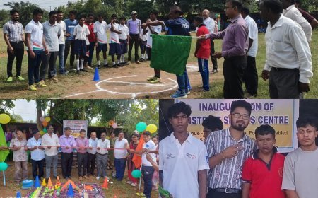 SOB-ODISHA - OLS Sports Centre supported by Z Estates Pvt Ltd inaugurated at Saintala