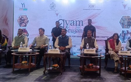 Event titled CII Swayam Srujani - Weaving a Sustainable Future for Odisha’s Textiles and Crafts held in Bhubaneswar