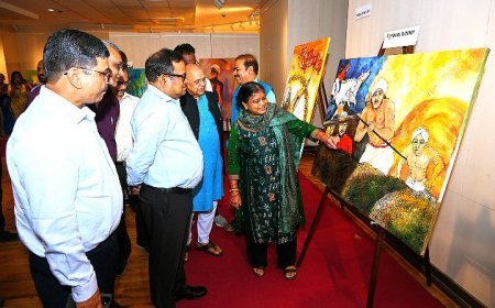 State-level Painting Workshop on Tribal Leader Birsa Munda concludes