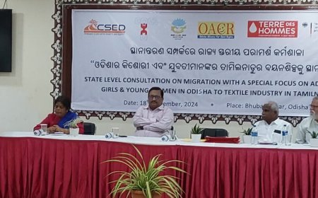 State level Consultation on Migration with special focus on adolescent girls & young women in Odisha to textile industry in Tamilnadu