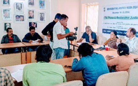 ରେସ୍କୋରେଟିଭ୍ ଜଷ୍ଟିସ୍ ବ୍ୟବସ୍ଥାକୁ ଆପଣାଇବାକୁ ସାଧାରଣରେ ସଚେତନ‌ତା ବୃଦ୍ଧି କରିବା ପାଇଁ ସ୍ନେହ ତରଫରୁ ଗଣମାଧ୍ୟମକୁ ଆହ୍ବାନ