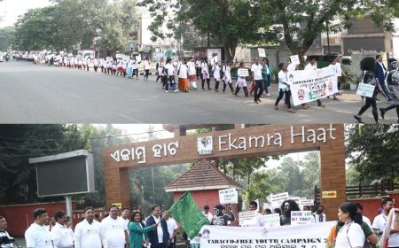 Awareness rally on Tobacco Free Youth Campaign 2.0 organized in Bhubaneswar