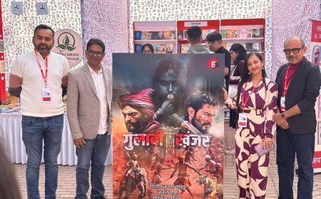 Founder of Art-E Media Rohit Sakunia launches cover of his first upcoming novel ‘Gulabi Khanjar’